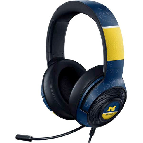 University of Michigan Jersey Split Razer Kraken X Skin